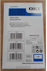Développeur OKI Cyan ES9460-ES9470 (187K)